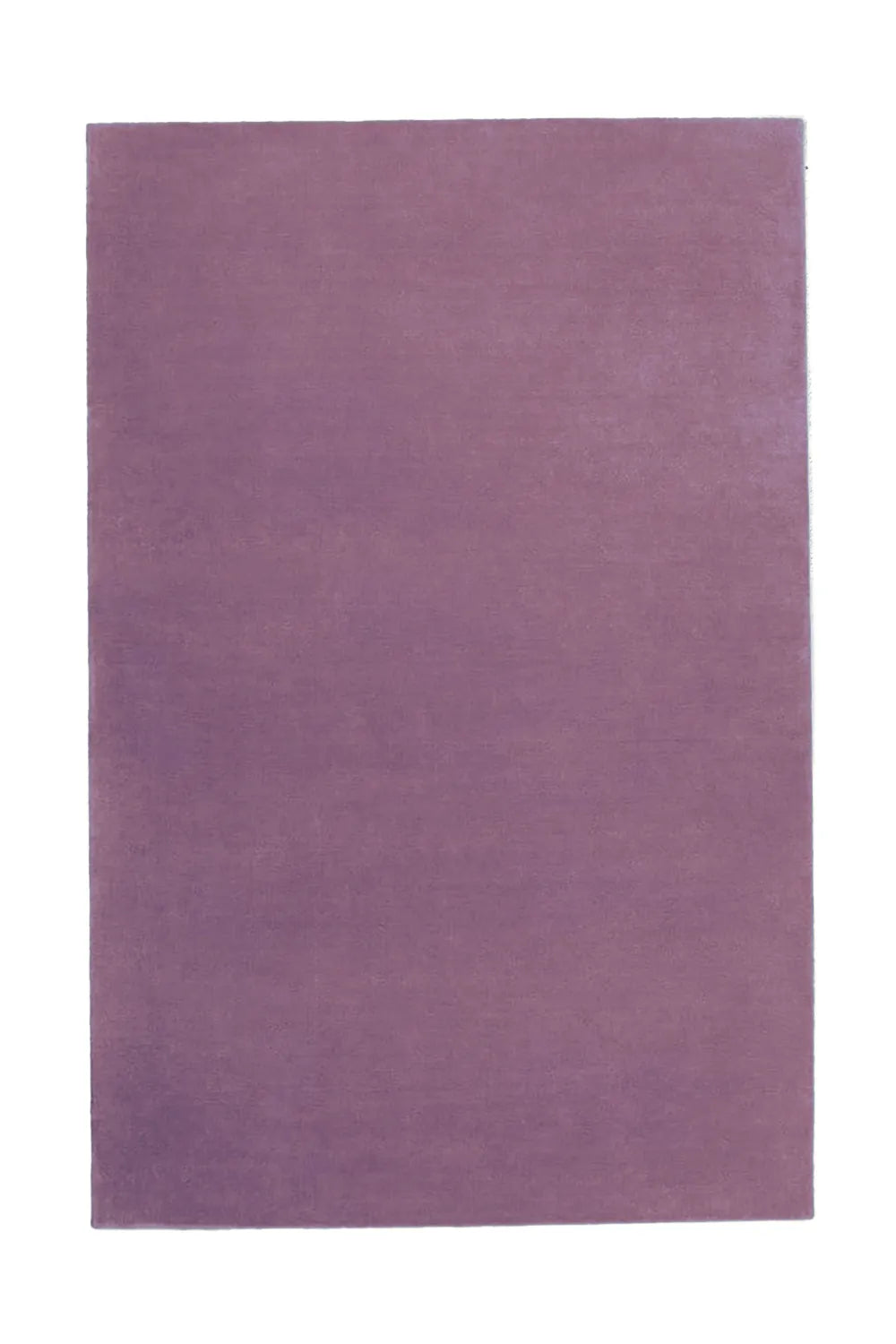 Solid Plum Purple Deep Pink Custom Hand Tufted Wool Rug Modern