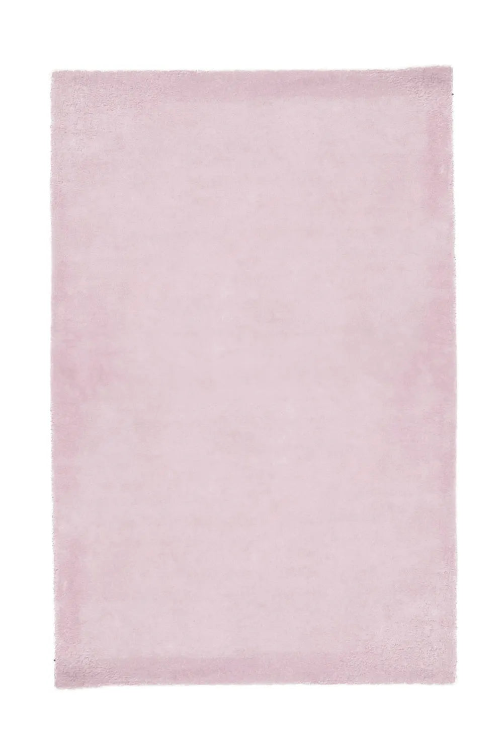 Solid Baby Pink Custom Hand Tufted Wool Rug Modern