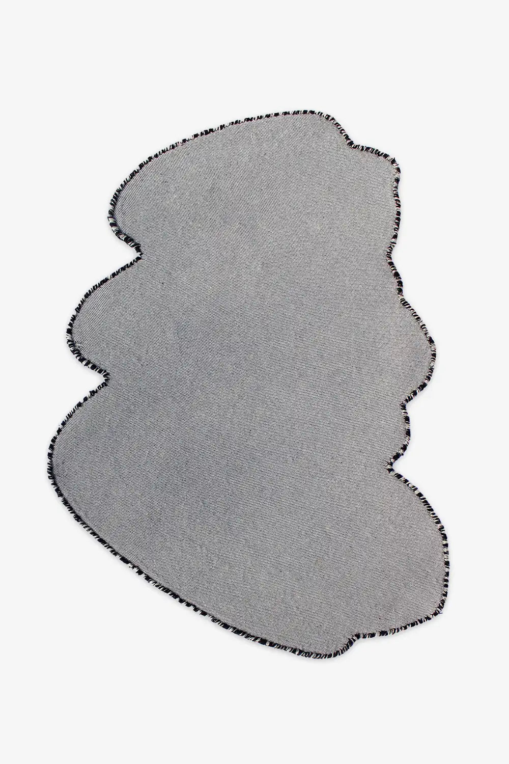 Contemporary Wavy Zig Zag Wool Rug by Jubi Rugs