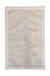 Boutique Handmade Rug Featuring Unique Grid Pattern and Premium Wool Construction