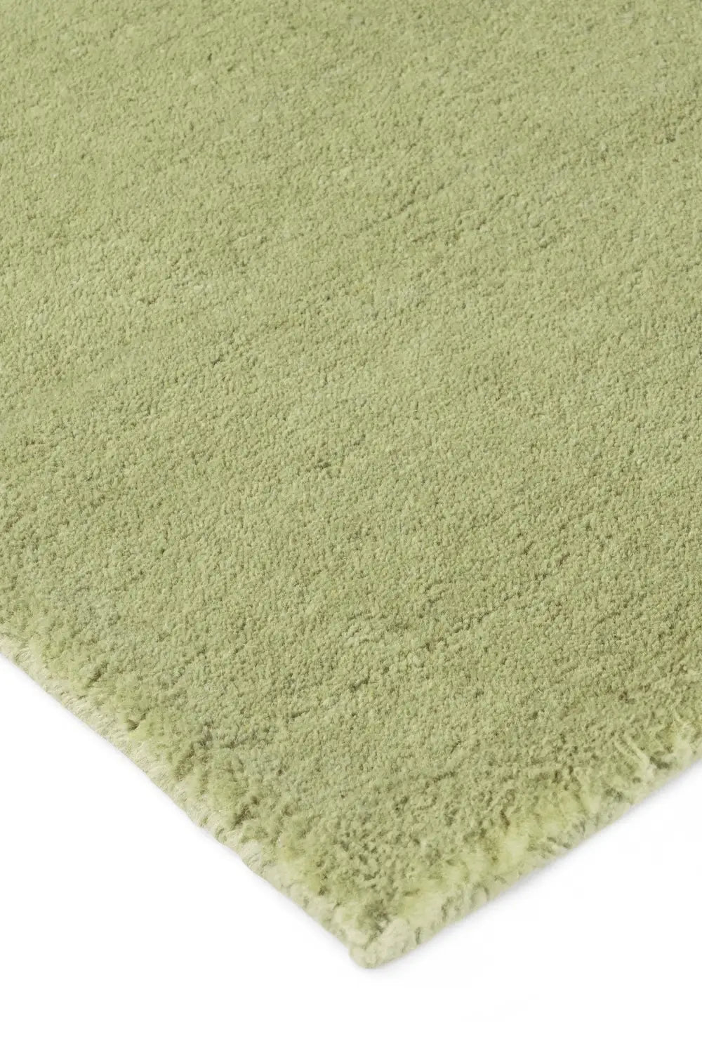olive green tufted new zealand wool rug 