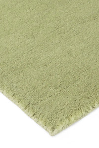 olive green tufted new zealand wool rug 