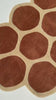 video of modern honeycomb shaped rug by jubi