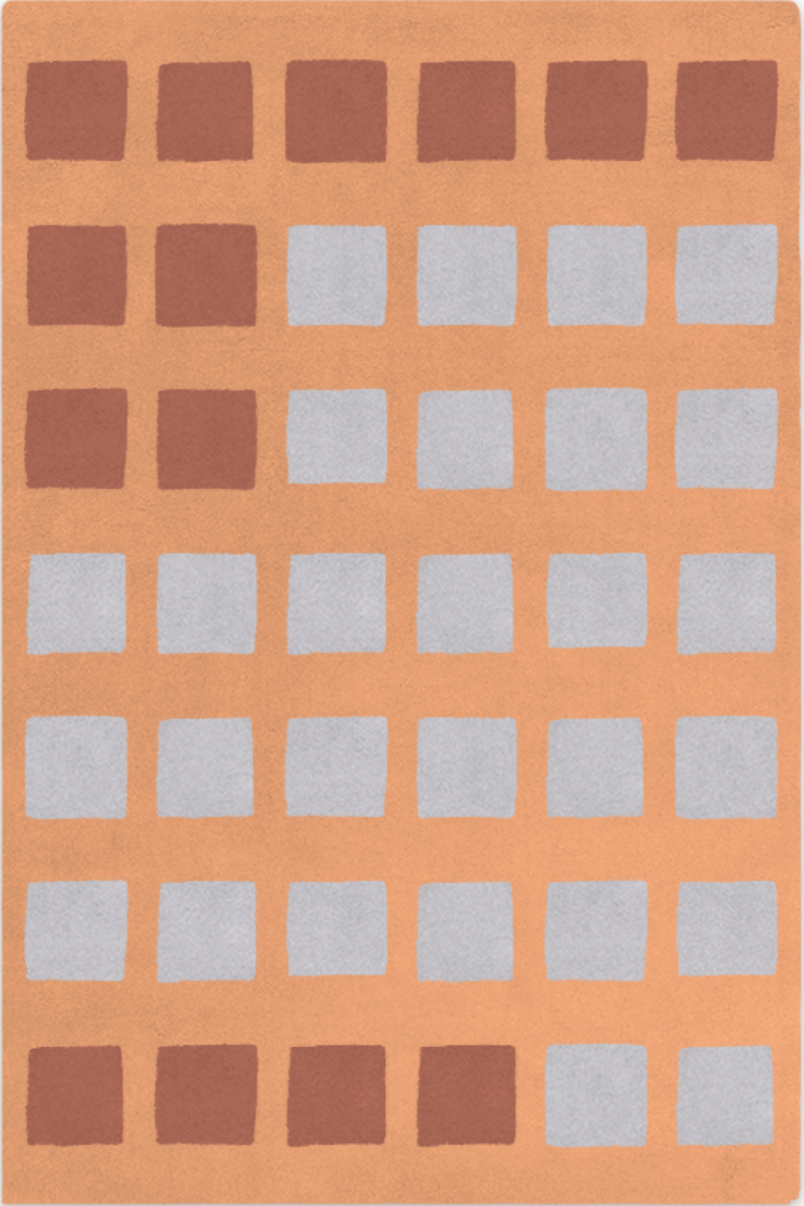 Terracotta · Rust · Light Gray